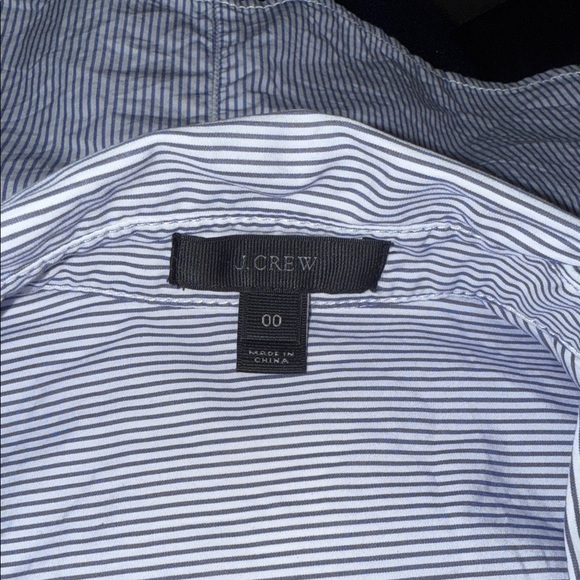 J. Crew Blue Striped Blouse - Picture 5 of 5